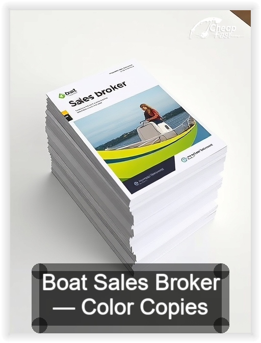 Boat Sales Broker business card design sample
