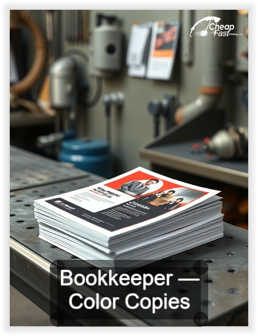Bookkeeper business card design sample