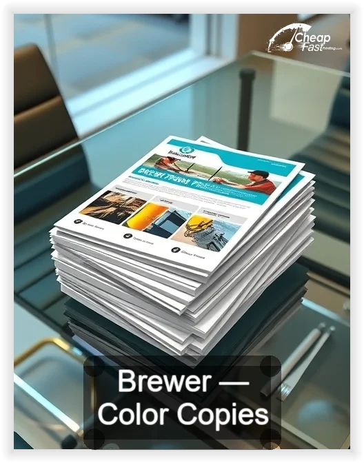 Brewer business card design sample