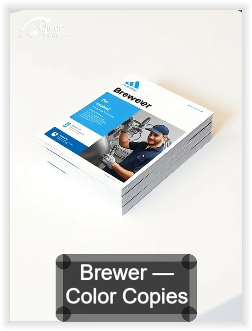Brewer business card design sample