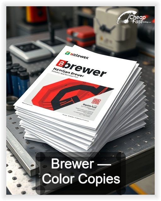 Brewer business card design sample