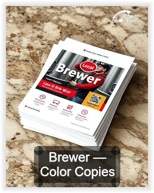 Brewer business card design sample