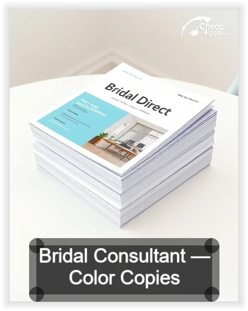 Bridal Consultant business card design sample