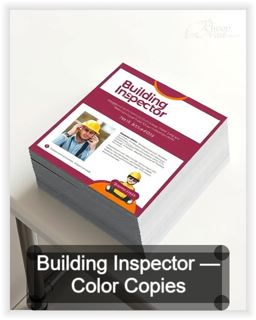 Building Inspector business card design sample