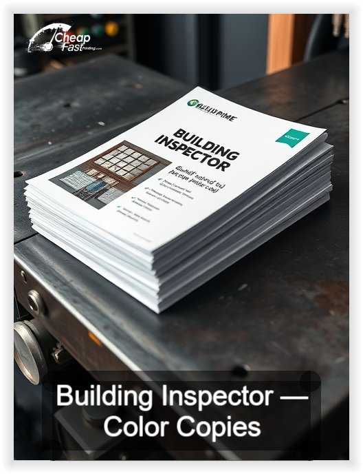 Building Inspector business card design sample