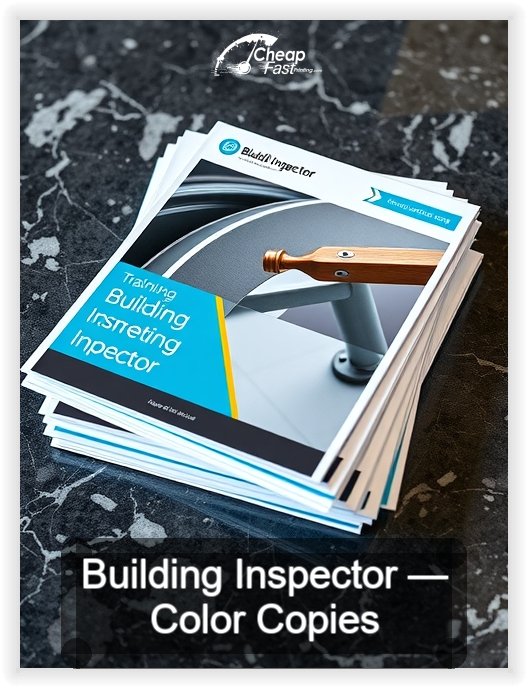 Building Inspector business card design sample