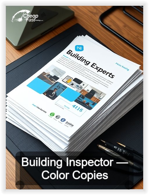 Building Inspector business card design sample