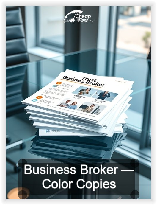 Business Broker business card design sample