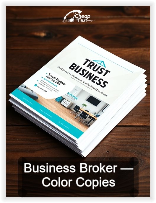 Business Broker business card design sample