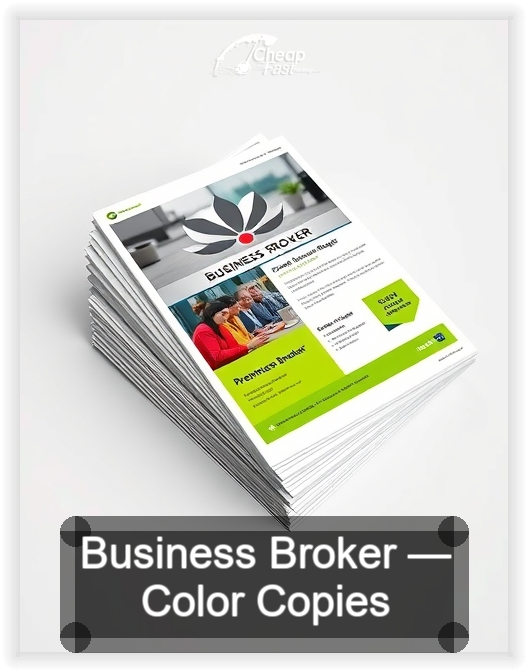Business Broker business card design sample
