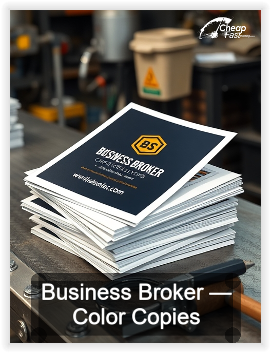 Business Broker business card design sample