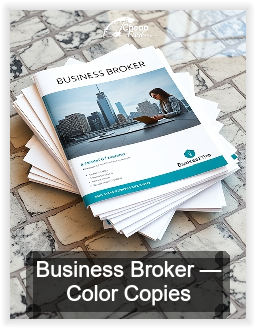 Business Broker business card design sample