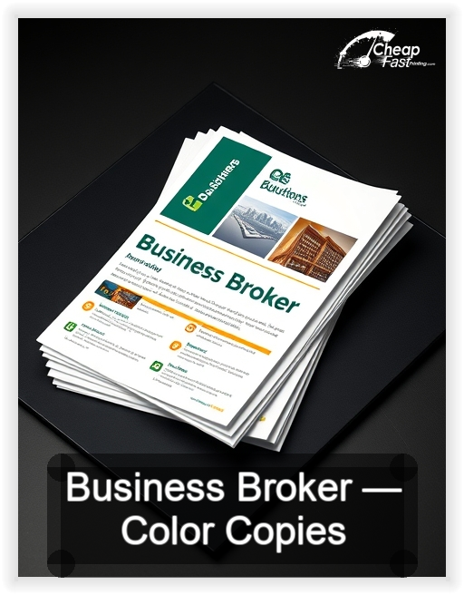 Business Broker business card design sample
