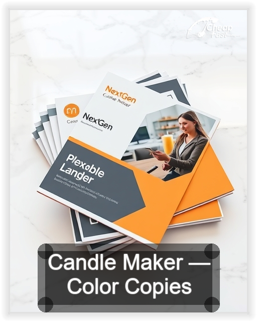 Candle Maker business card design sample