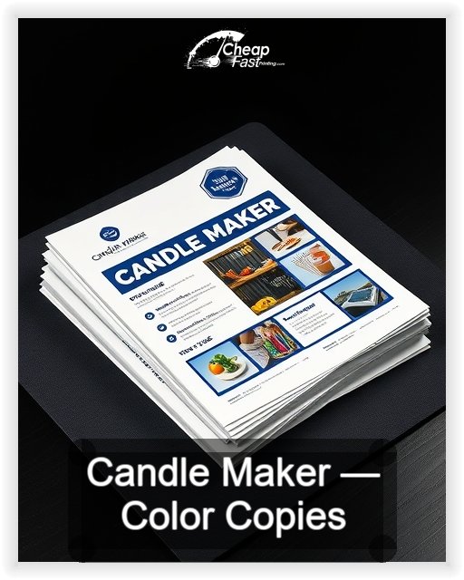 Candle Maker business card design sample
