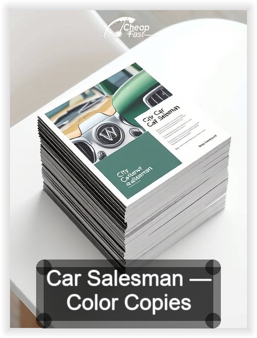 Car Salesman business card design sample