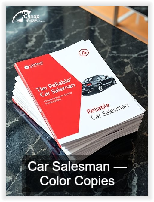 Car Salesman business card design sample