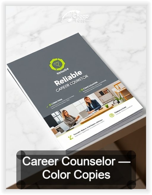 Career Counselor business card design sample