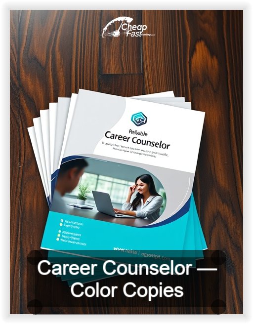 Career Counselor business card design sample
