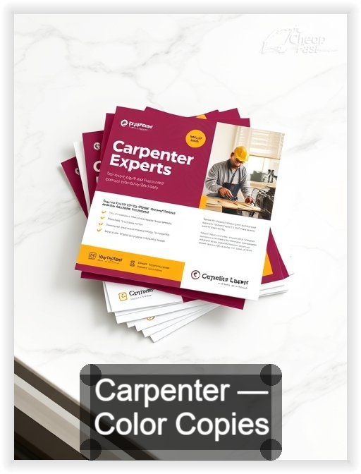 Carpenter business card design sample