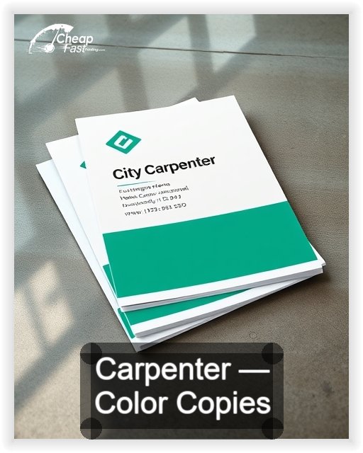 Carpenter business card design sample