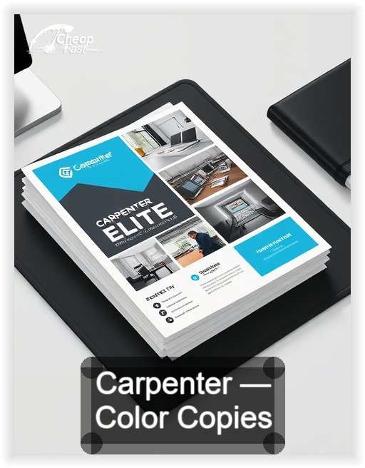 Carpenter business card design sample