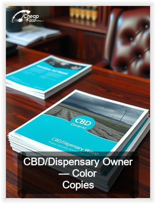 Cbd Dispensary Owner business card design sample