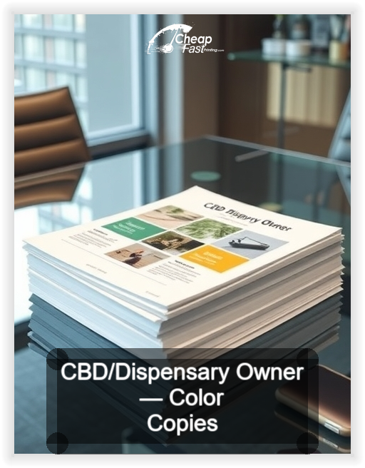 Cbd Dispensary Owner business card design sample