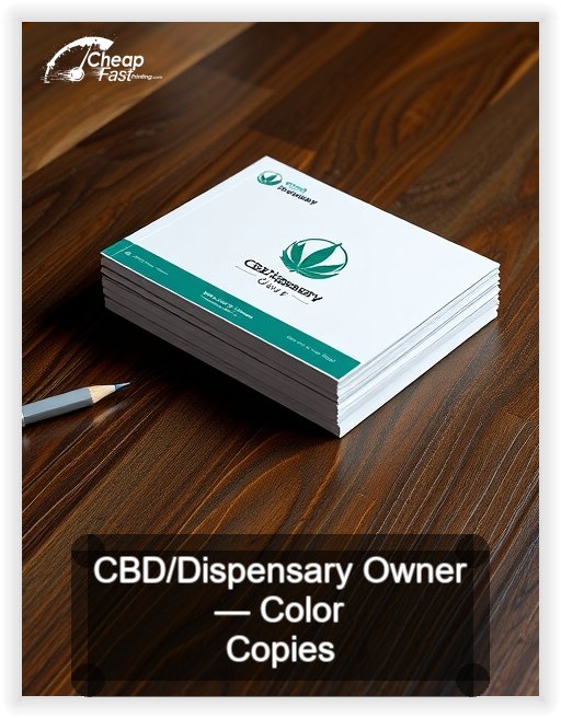 Cbd Dispensary Owner business card design sample