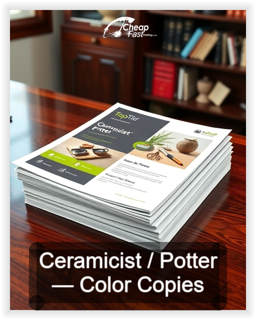 Ceramicist Potter business card design sample