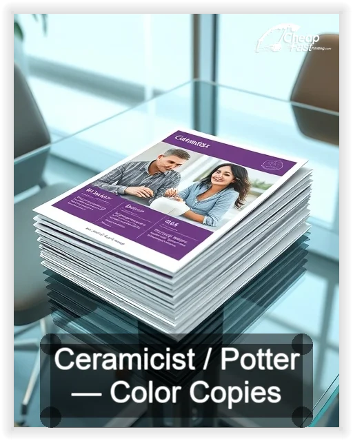 Ceramicist Potter business card design sample