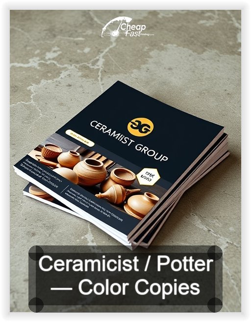 Ceramicist Potter business card design sample