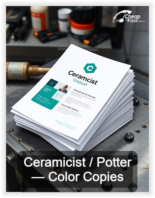 Ceramicist Potter business card design sample