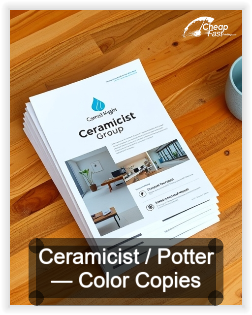 Ceramicist Potter business card design sample