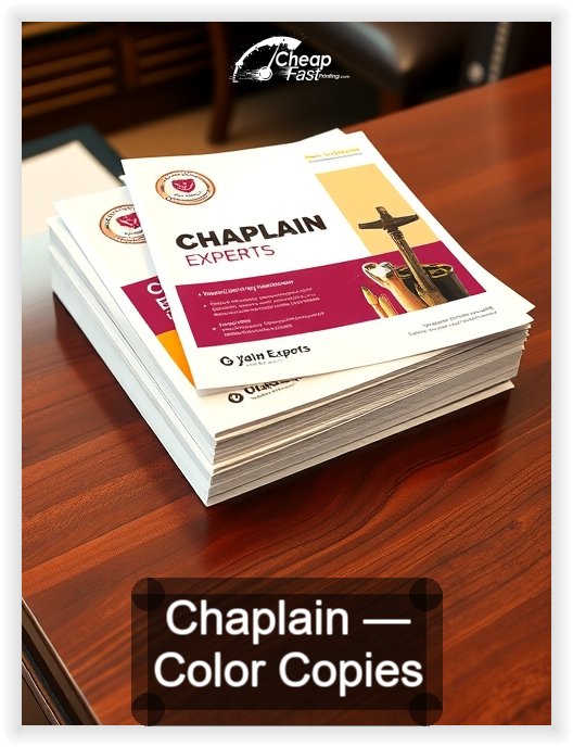 Chaplain business card design sample