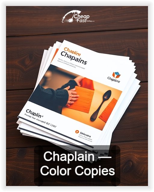 Chaplain business card design sample