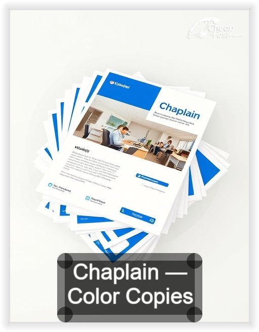 Chaplain business card design sample