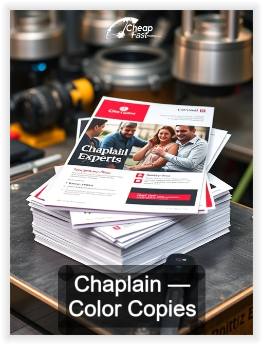Chaplain business card design sample
