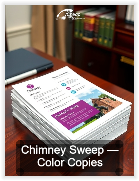 Chimney Sweep business card design sample