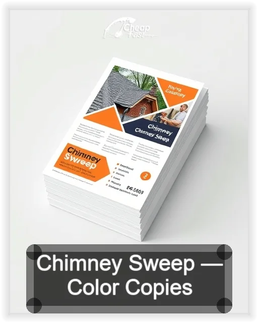 Chimney Sweep business card design sample