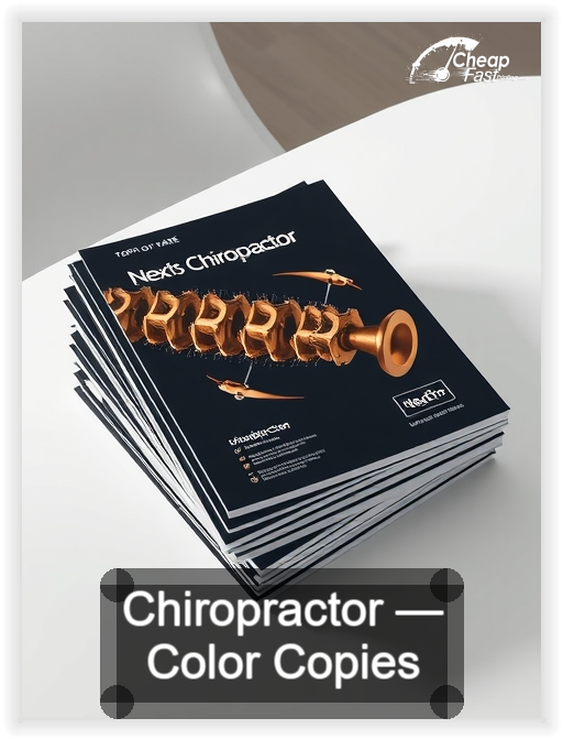 Chiropractor business card design sample