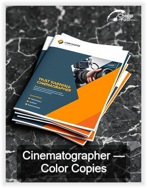Cinematographer business card design sample