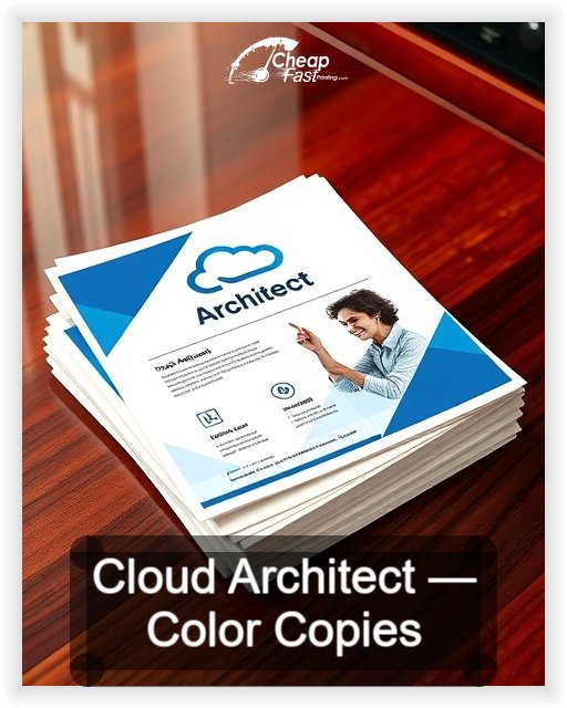 Cloud Architect business card design sample