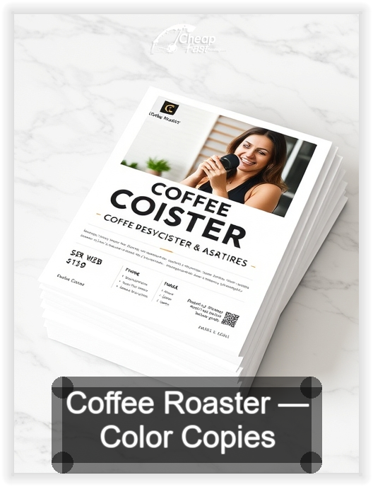 Coffee Roaster business card design sample