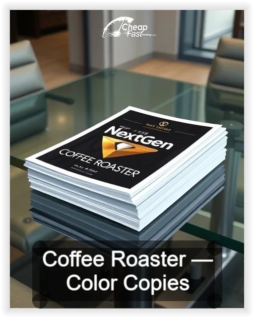 Coffee Roaster business card design sample