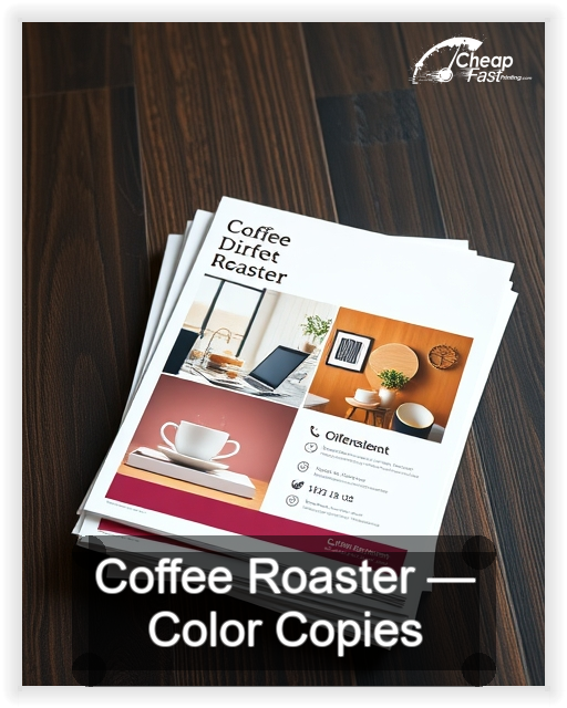 Coffee Roaster business card design sample