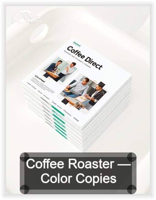 Coffee Roaster business card design sample