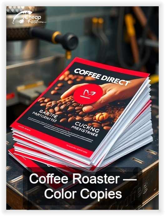 Coffee Roaster business card design sample
