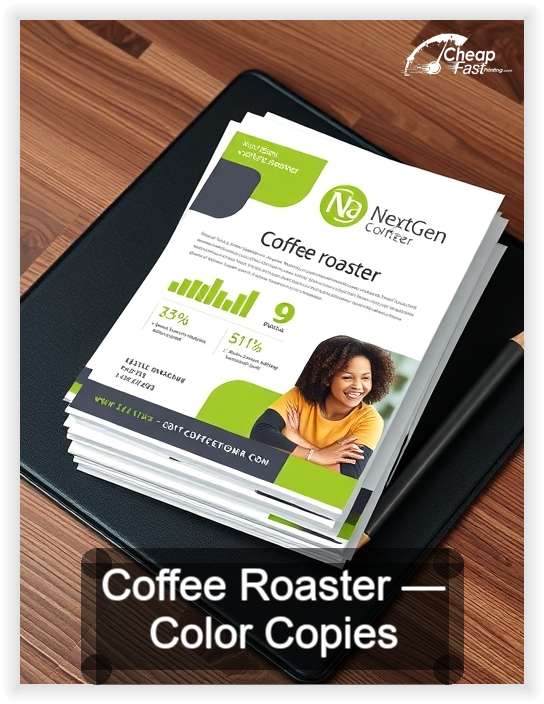 Coffee Roaster business card design sample