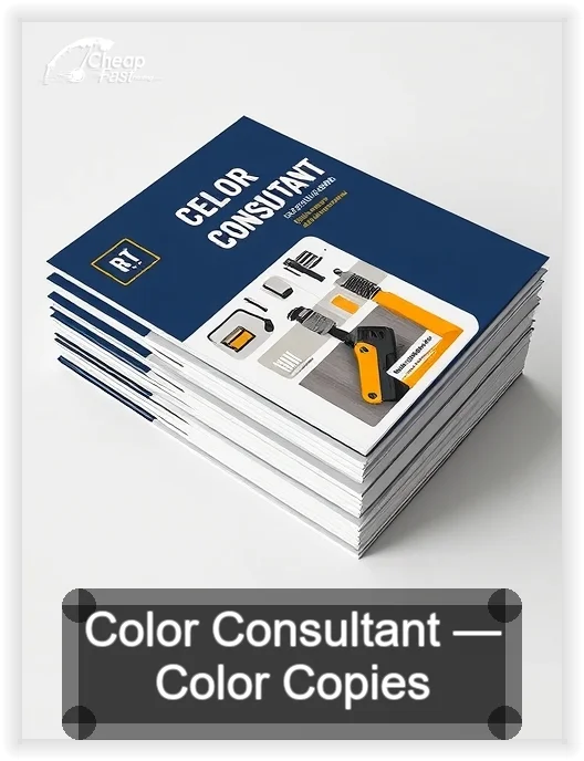 Color Consultant business card design sample